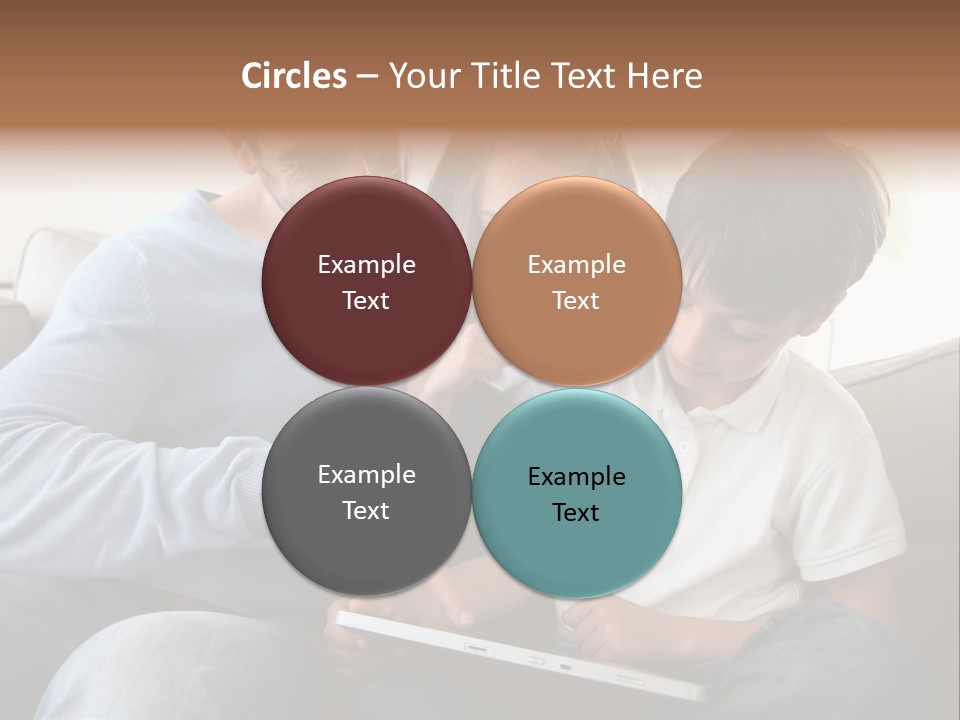 Portrait Using Cheerful PowerPoint Template