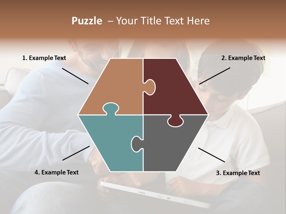 Portrait Using Cheerful PowerPoint Template