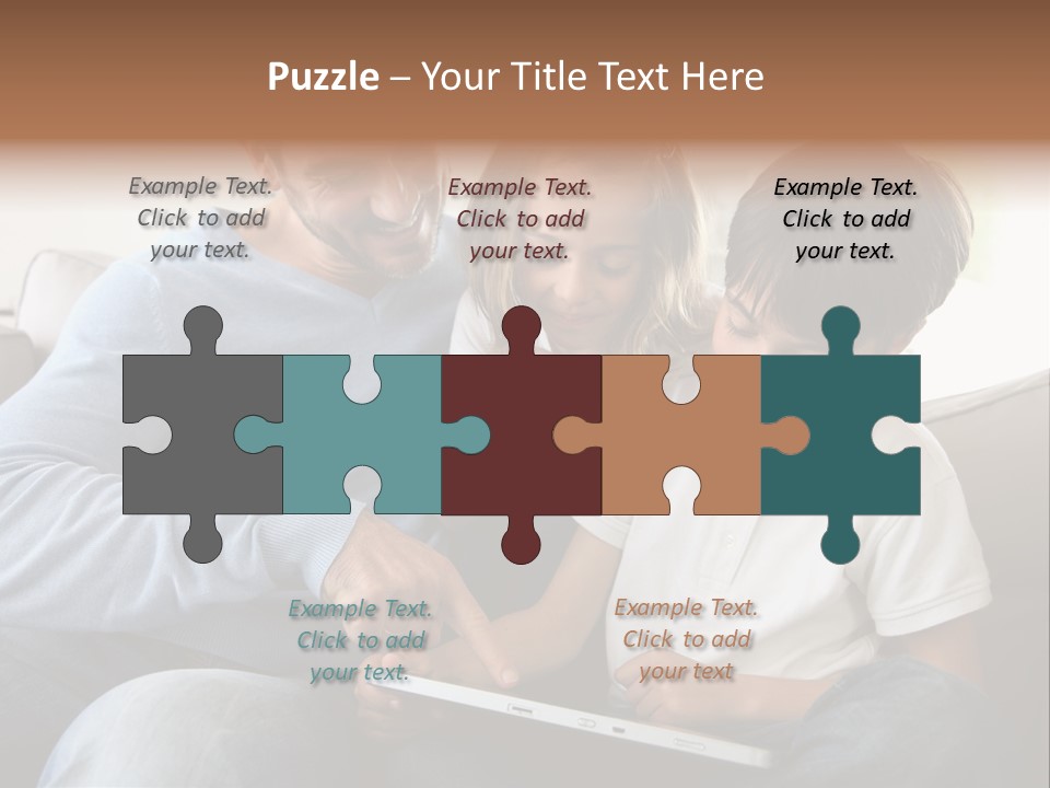 Portrait Using Cheerful PowerPoint Template