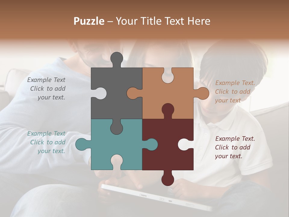 Portrait Using Cheerful PowerPoint Template