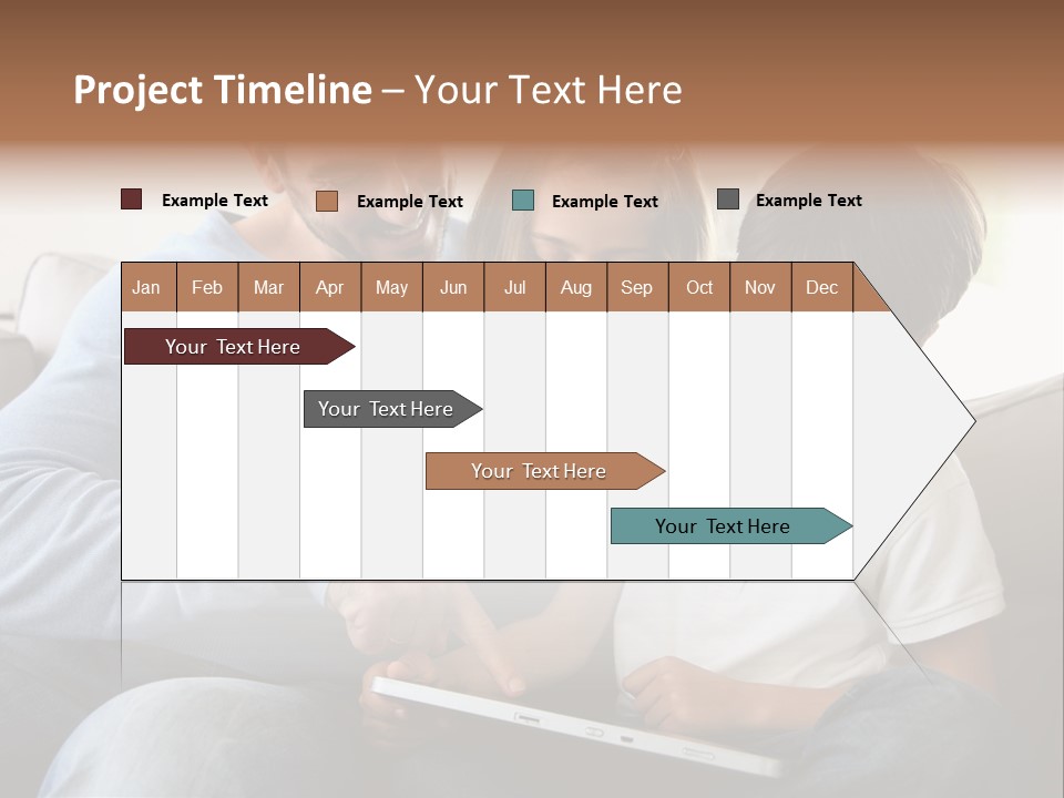 Portrait Using Cheerful PowerPoint Template