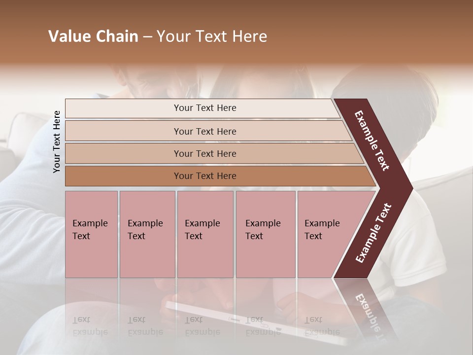 Portrait Using Cheerful PowerPoint Template