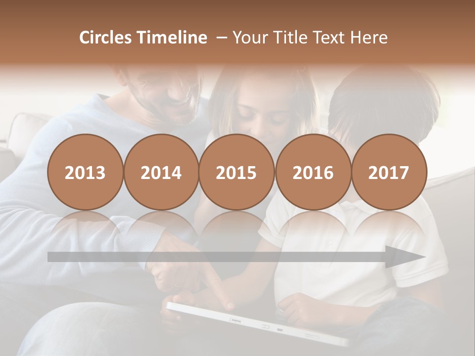 Portrait Using Cheerful PowerPoint Template