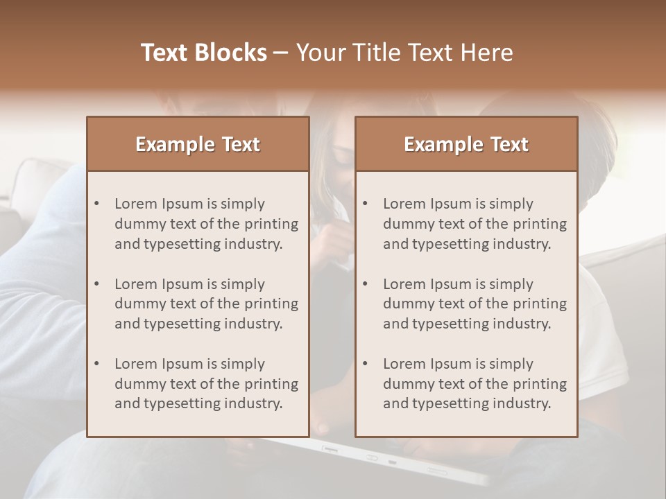 Portrait Using Cheerful PowerPoint Template