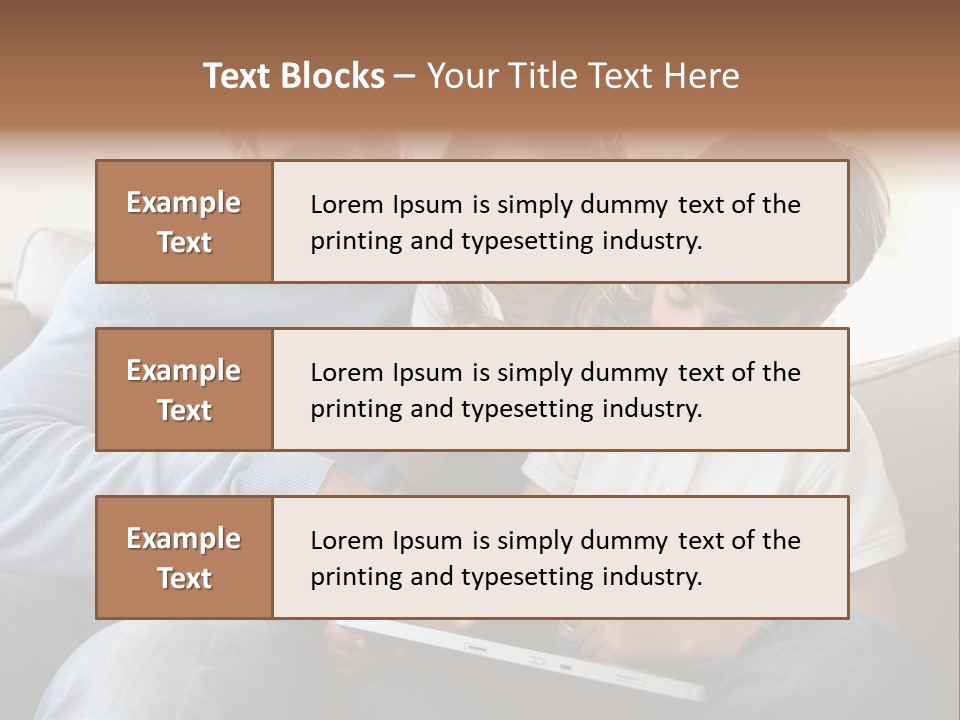 Portrait Using Cheerful PowerPoint Template