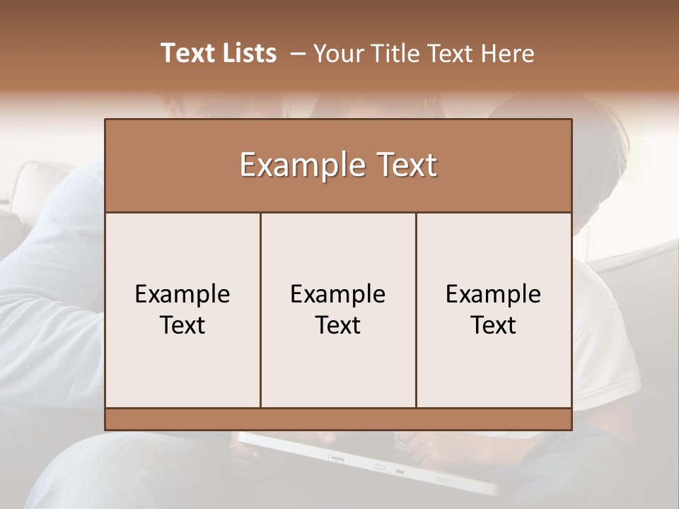 Portrait Using Cheerful PowerPoint Template