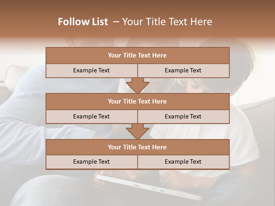 Portrait Using Cheerful PowerPoint Template