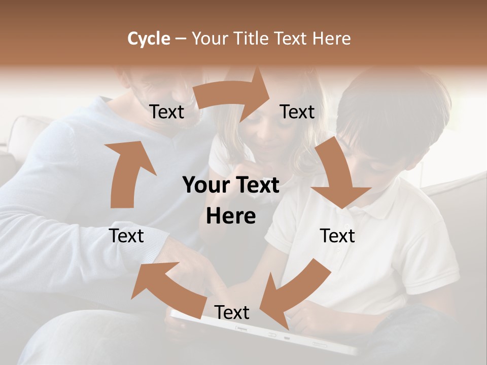 Portrait Using Cheerful PowerPoint Template