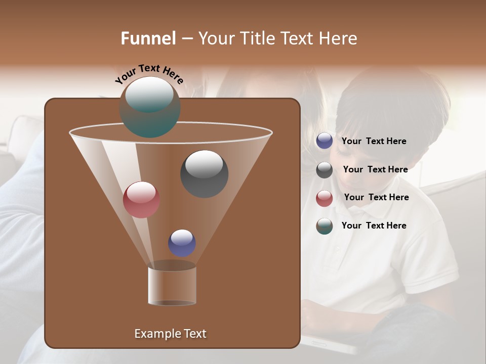 Portrait Using Cheerful PowerPoint Template