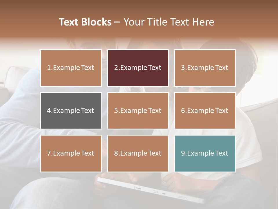 Portrait Using Cheerful PowerPoint Template