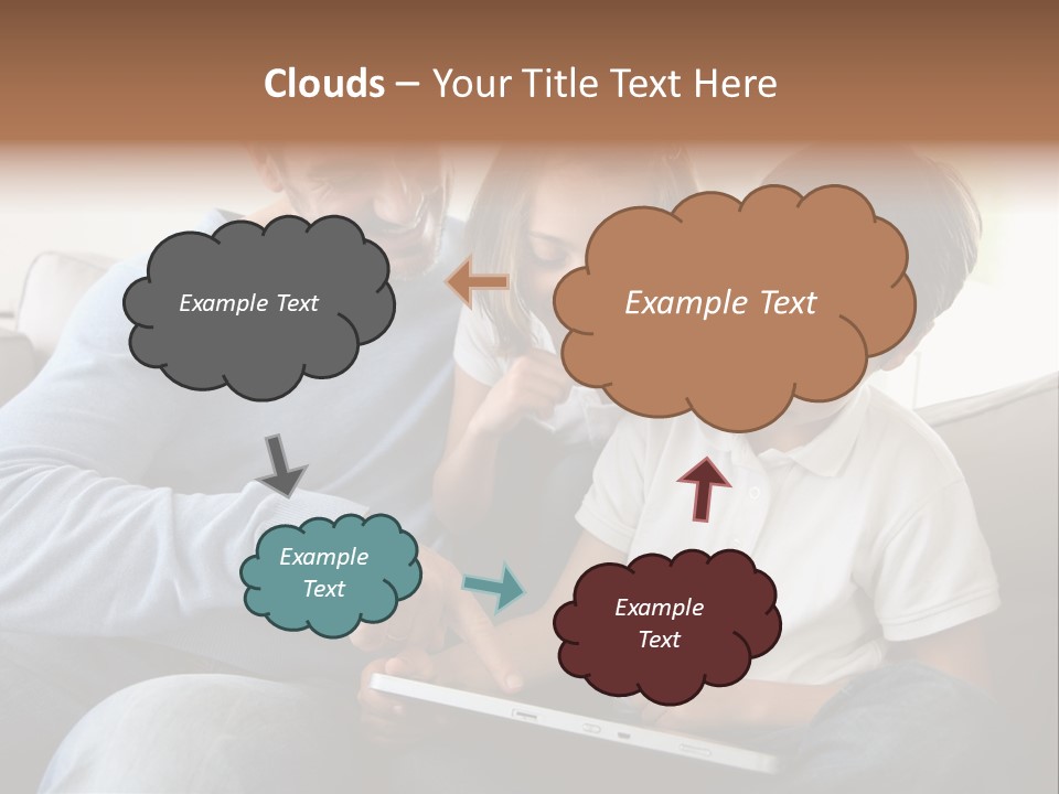 Portrait Using Cheerful PowerPoint Template