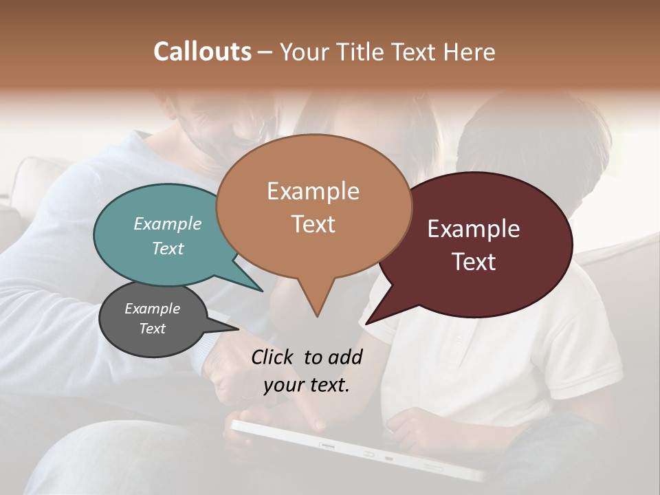 Portrait Using Cheerful PowerPoint Template