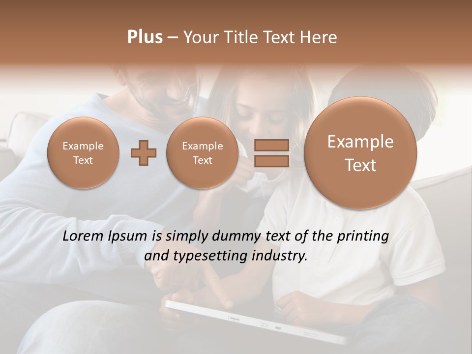Portrait Using Cheerful PowerPoint Template