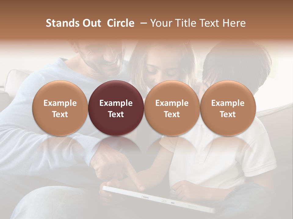 Portrait Using Cheerful PowerPoint Template