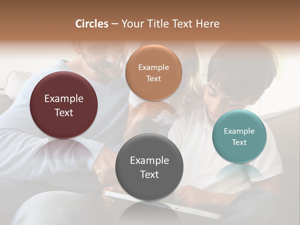 Portrait Using Cheerful PowerPoint Template