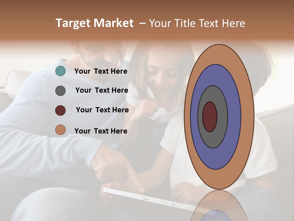 Portrait Using Cheerful PowerPoint Template