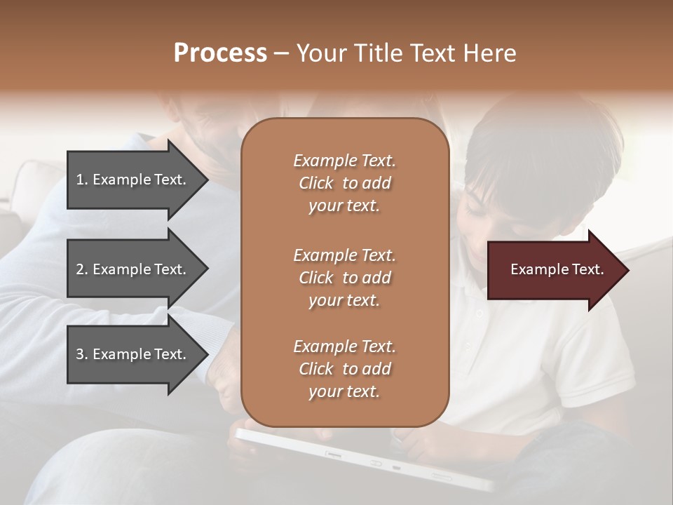 Portrait Using Cheerful PowerPoint Template