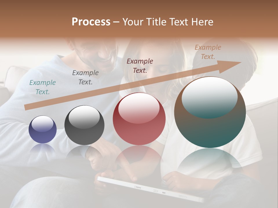 Portrait Using Cheerful PowerPoint Template