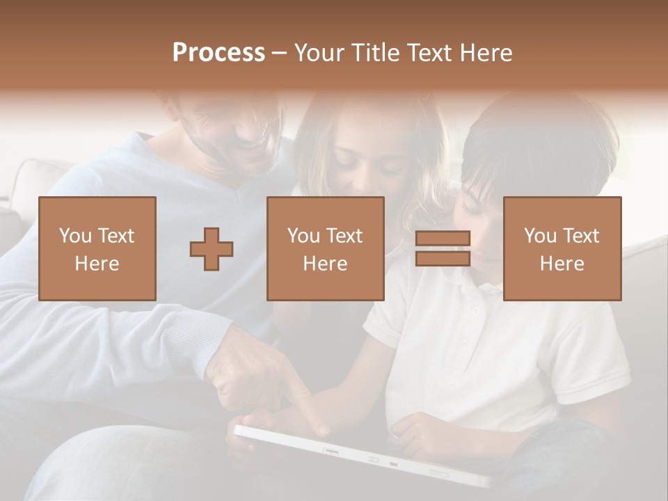 Portrait Using Cheerful PowerPoint Template