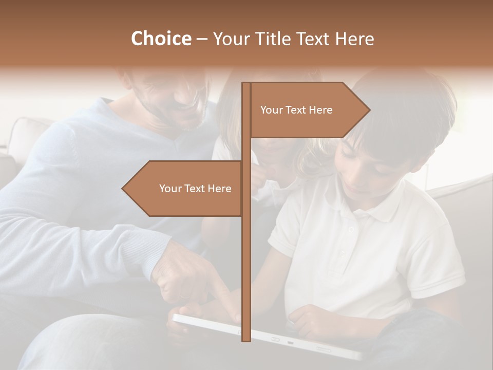 Portrait Using Cheerful PowerPoint Template