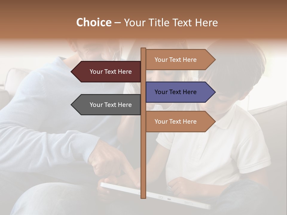 Portrait Using Cheerful PowerPoint Template