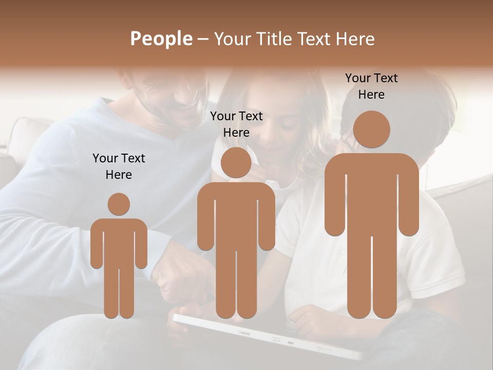 Portrait Using Cheerful PowerPoint Template