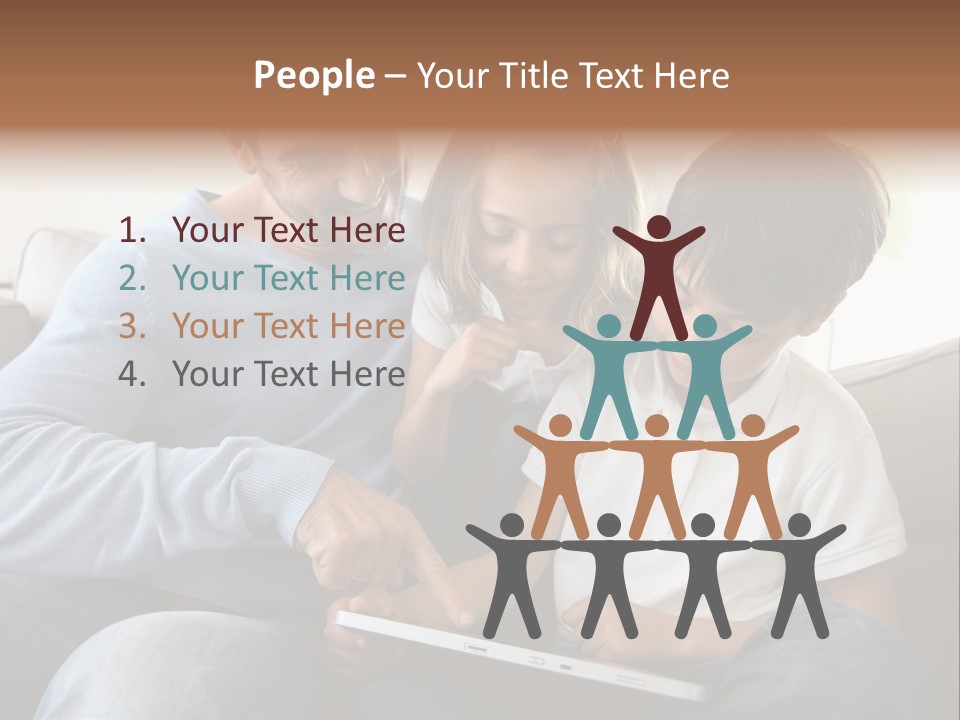 Portrait Using Cheerful PowerPoint Template