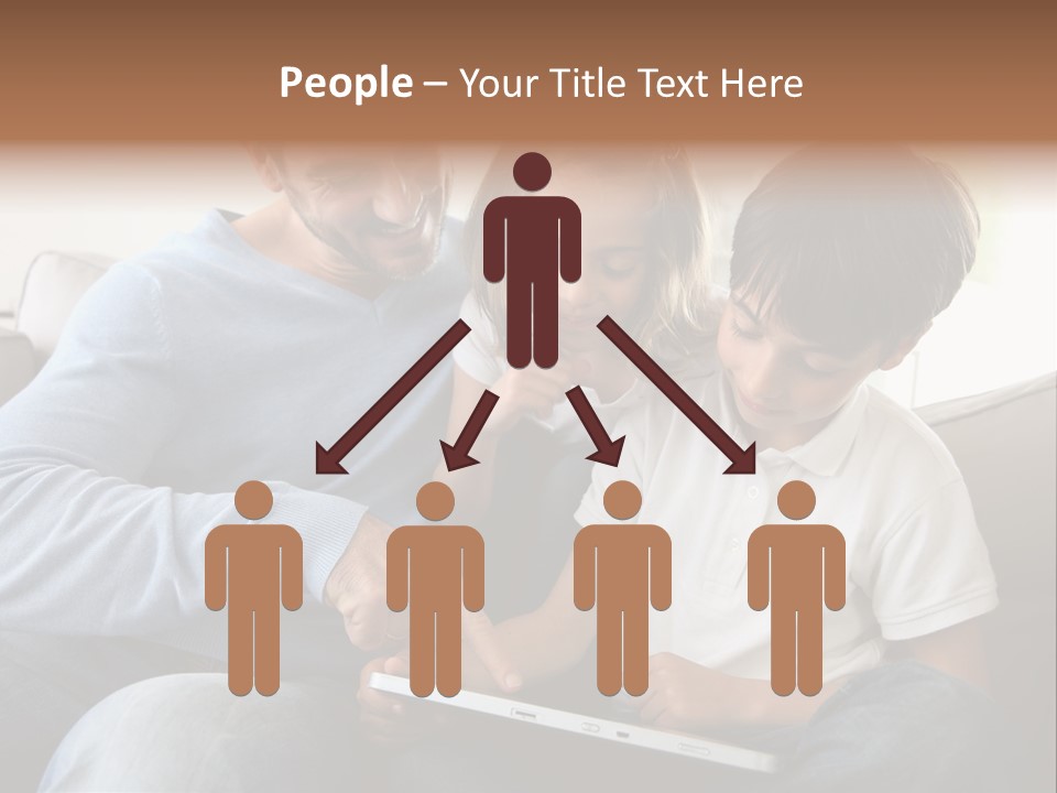 Portrait Using Cheerful PowerPoint Template