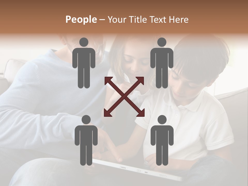 Portrait Using Cheerful PowerPoint Template