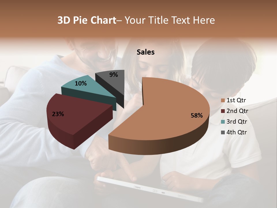 Portrait Using Cheerful PowerPoint Template
