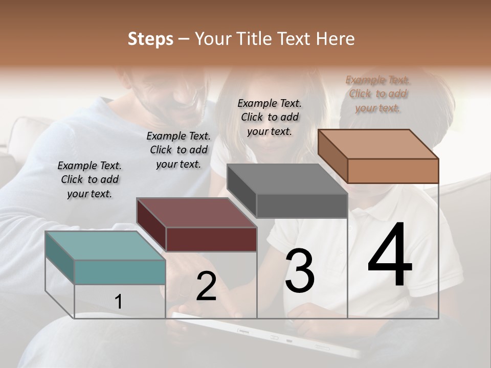 Portrait Using Cheerful PowerPoint Template