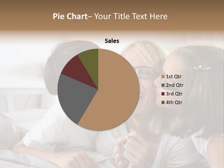 Three People Smile European PowerPoint Template