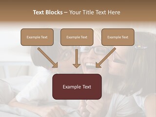 Three People Smile European PowerPoint Template