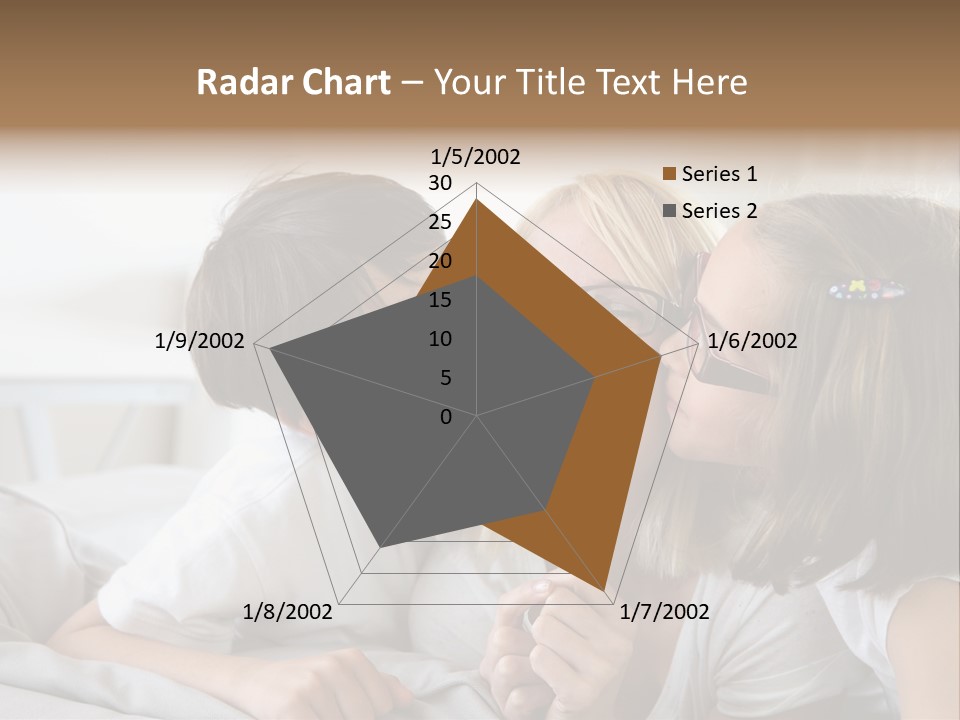 Three People Smile European PowerPoint Template