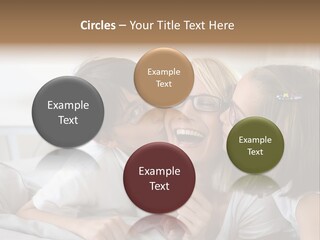 Three People Smile European PowerPoint Template