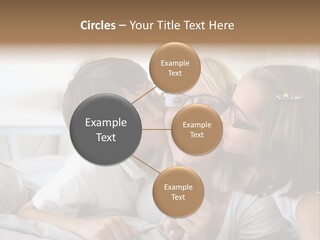 Three People Smile European PowerPoint Template