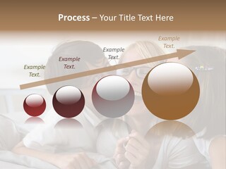 Three People Smile European PowerPoint Template