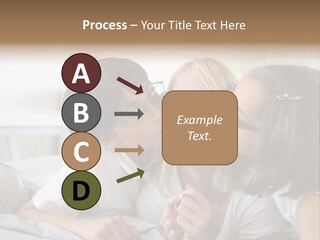 Three People Smile European PowerPoint Template