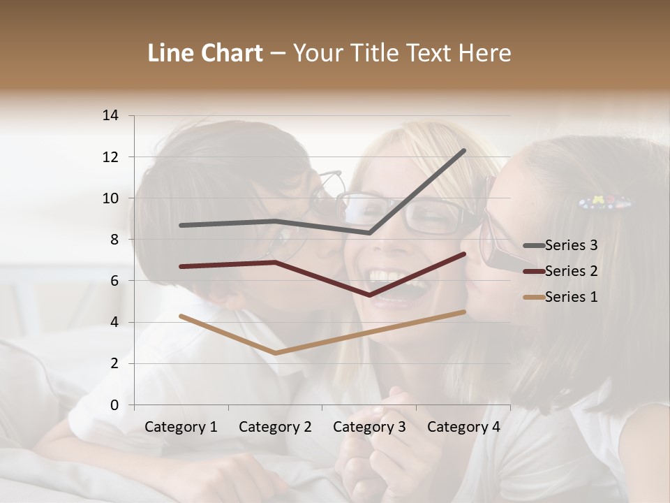 Three People Smile European PowerPoint Template