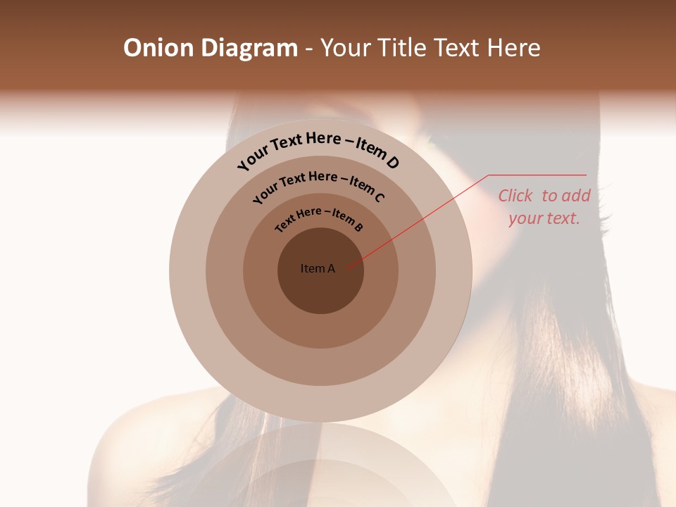 Girl Blue Beauty PowerPoint Template