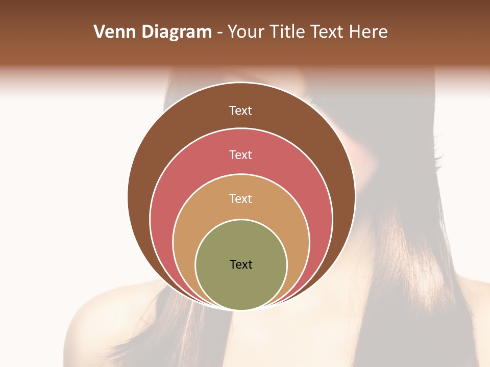 Girl Blue Beauty PowerPoint Template