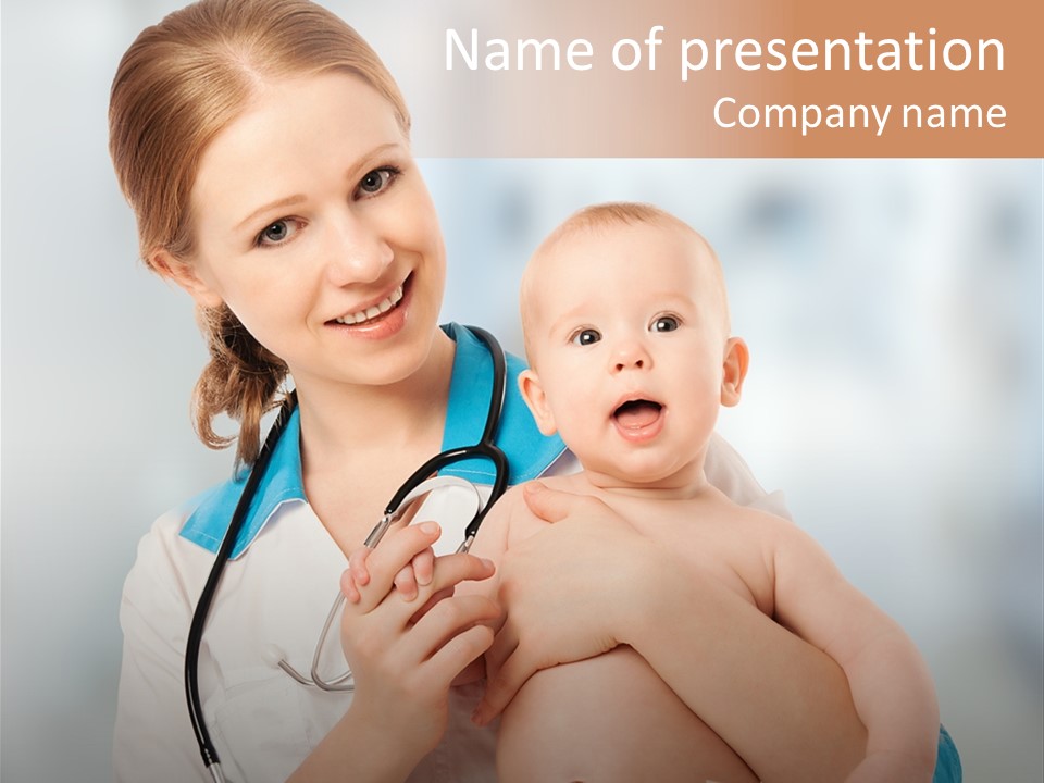 Hospital Cheerful Youth PowerPoint Template