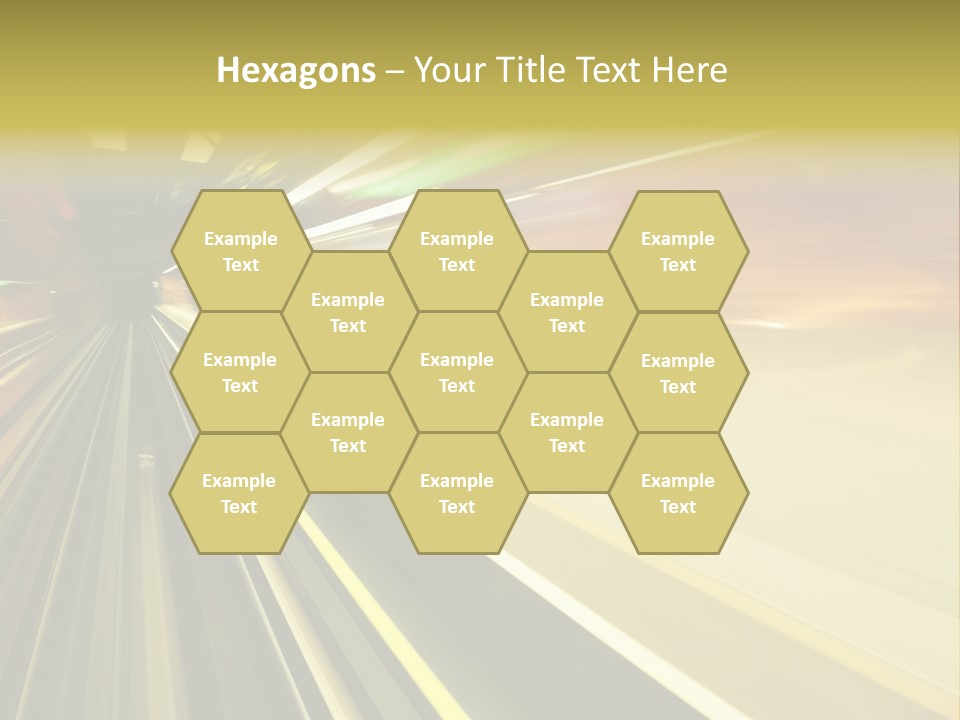 Curve Train Vortex PowerPoint Template