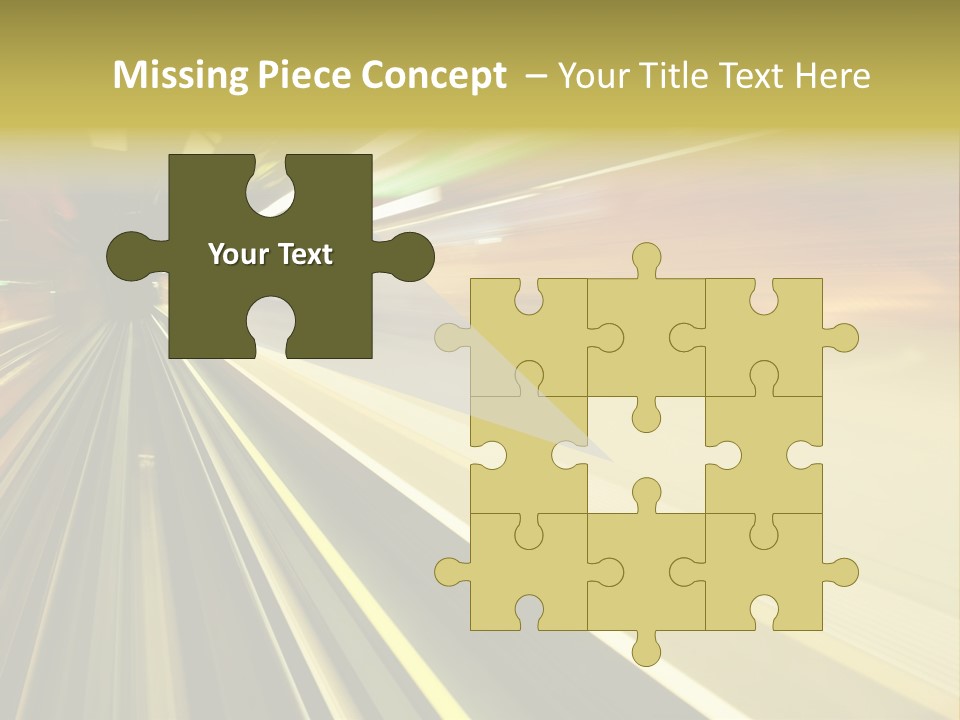 Curve Train Vortex PowerPoint Template