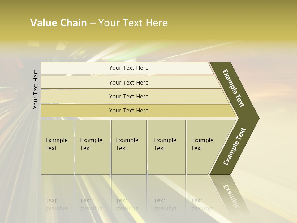Curve Train Vortex PowerPoint Template