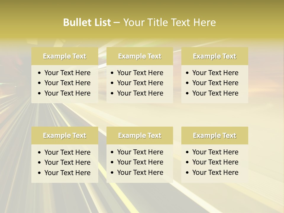 Curve Train Vortex PowerPoint Template
