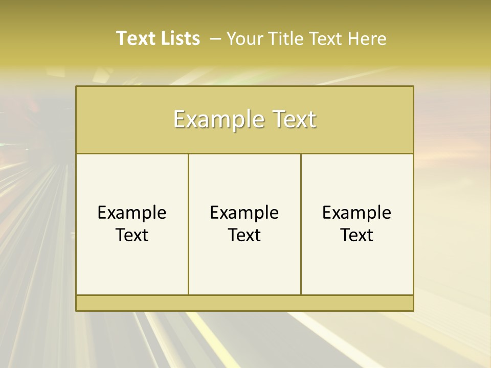 Curve Train Vortex PowerPoint Template