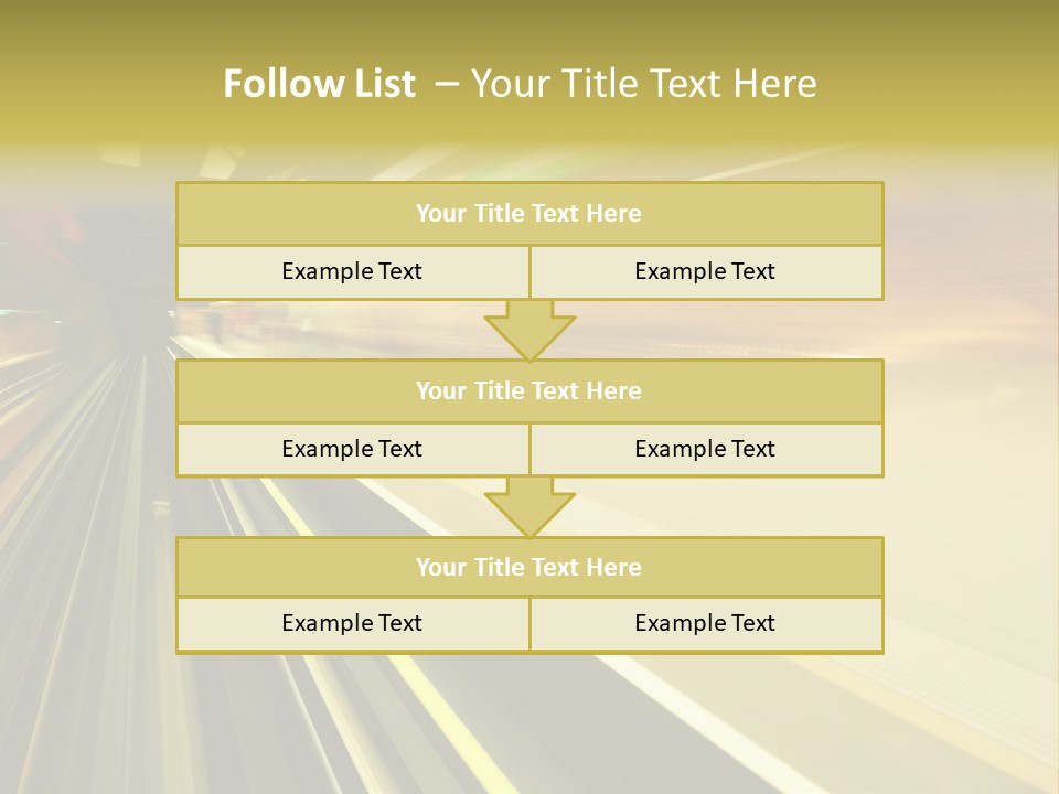 Curve Train Vortex PowerPoint Template