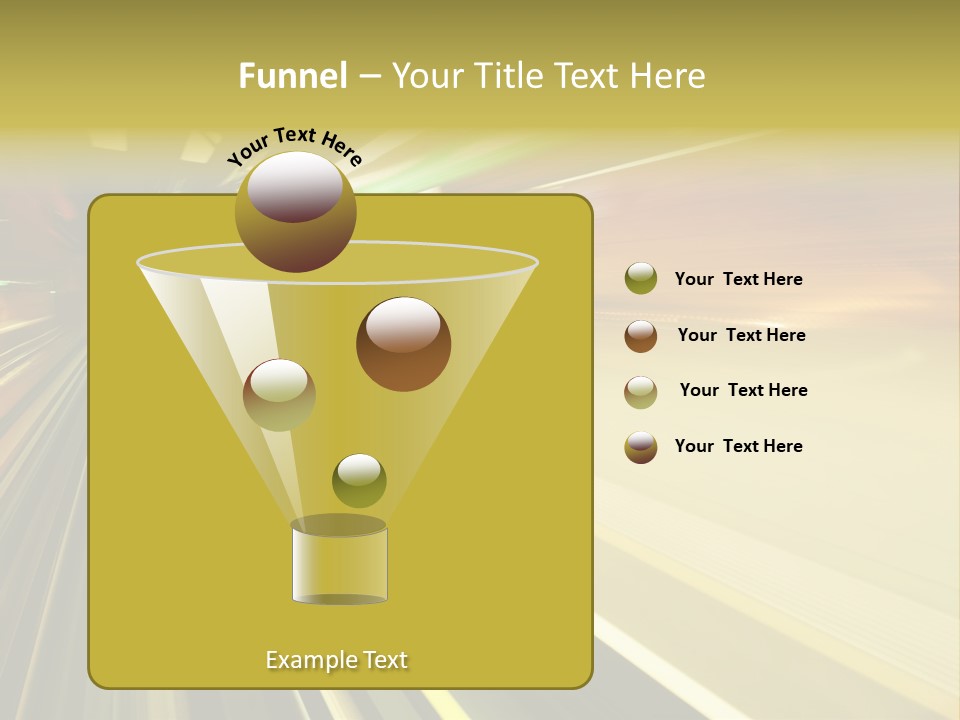 Curve Train Vortex PowerPoint Template