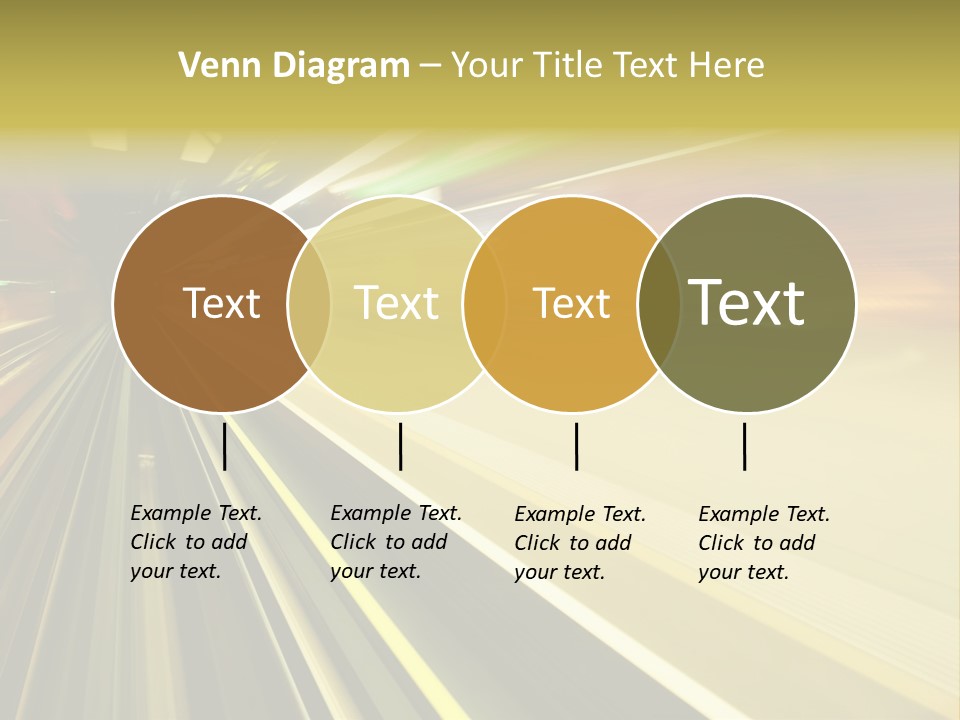 Curve Train Vortex PowerPoint Template